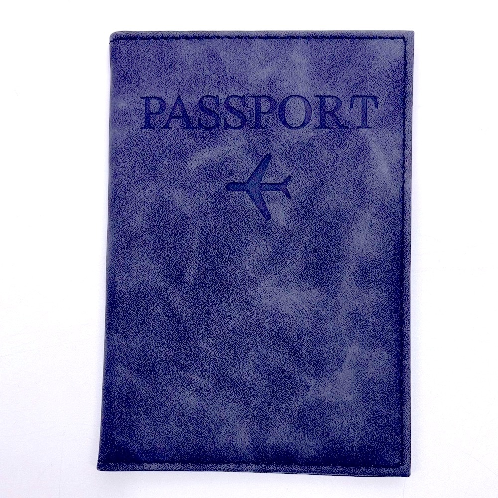 Elegant Black Passport Holder
